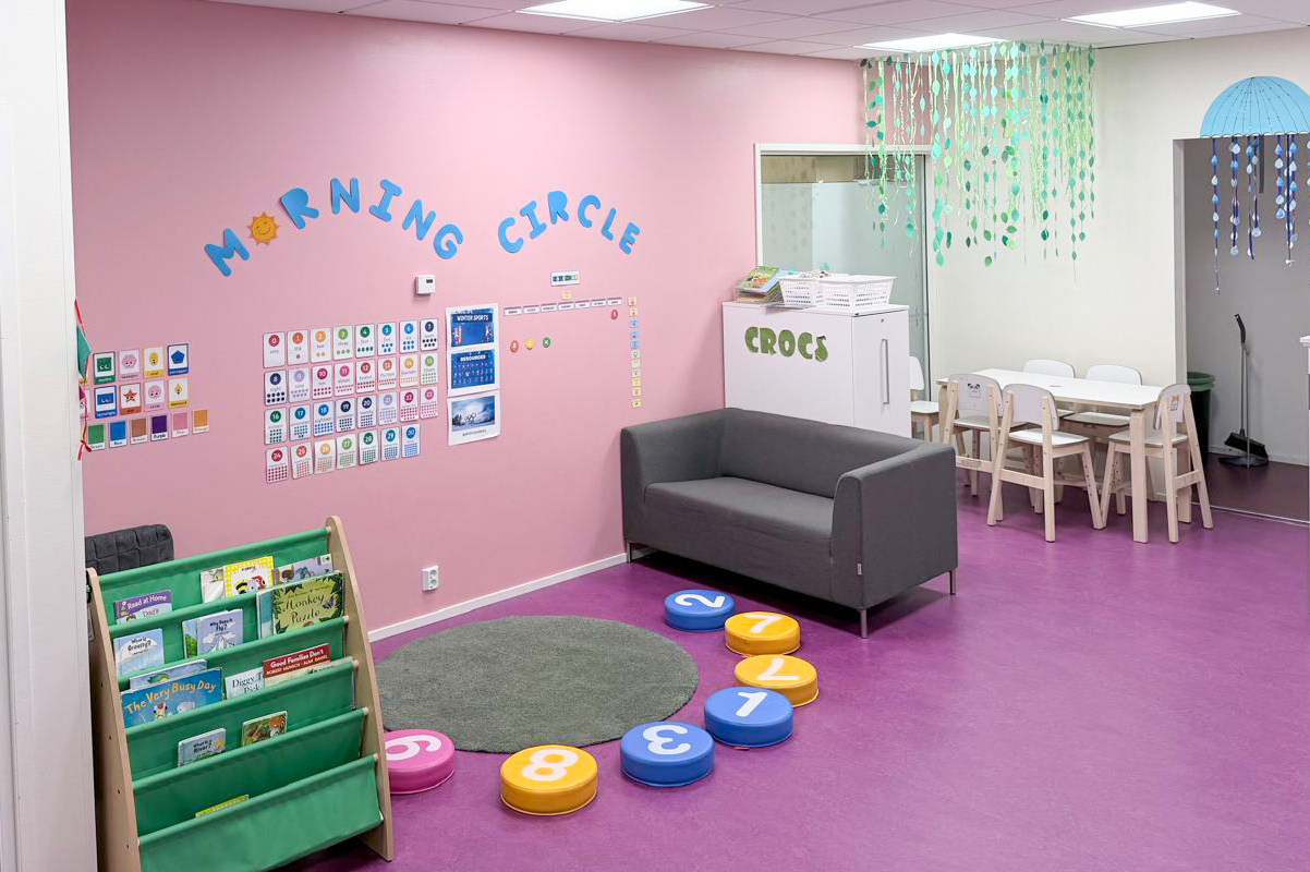 Morning Circle area at Touhula Seaside International